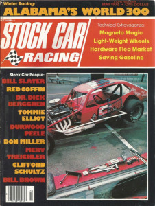 STOCK CAR RACING 1976 MAY - BERGGREN,ELLIOT,PEELE,Slater,Coffin,Miller, Brown